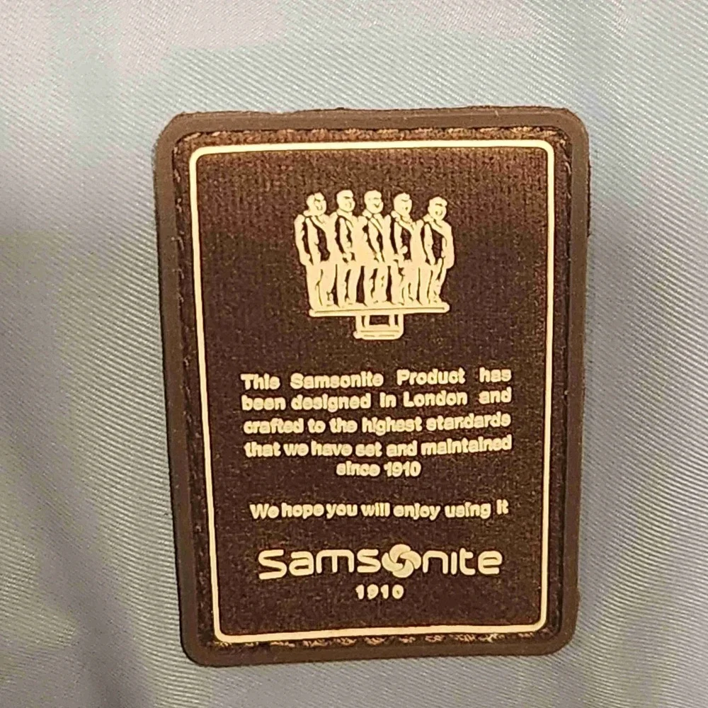 Samsonite Roller Bag Black Overnight Suitcase Briefcase Luggage